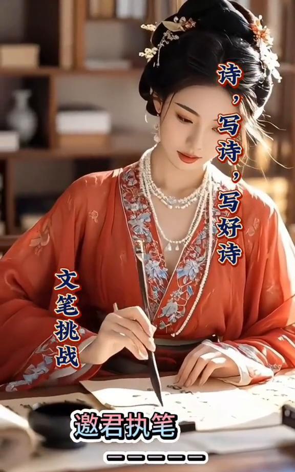 文笔挑战：诗，写诗，写好诗。
邀君执笔。