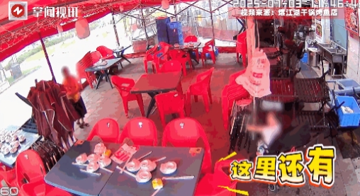 “必须严惩！”7月3日，四川成都，一位老太推着婴儿车到餐馆里，趁着老板不在偷走了