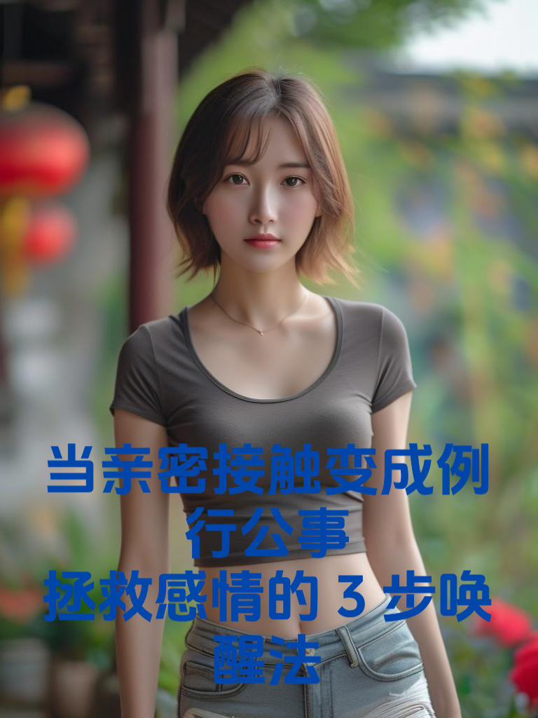 当亲密接触变成例行公事：拯救感情的3步唤醒法