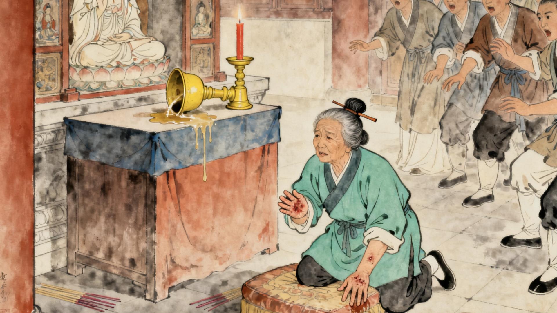 民间故事：鬼斧木匠：雕活了菩萨，雕死了心