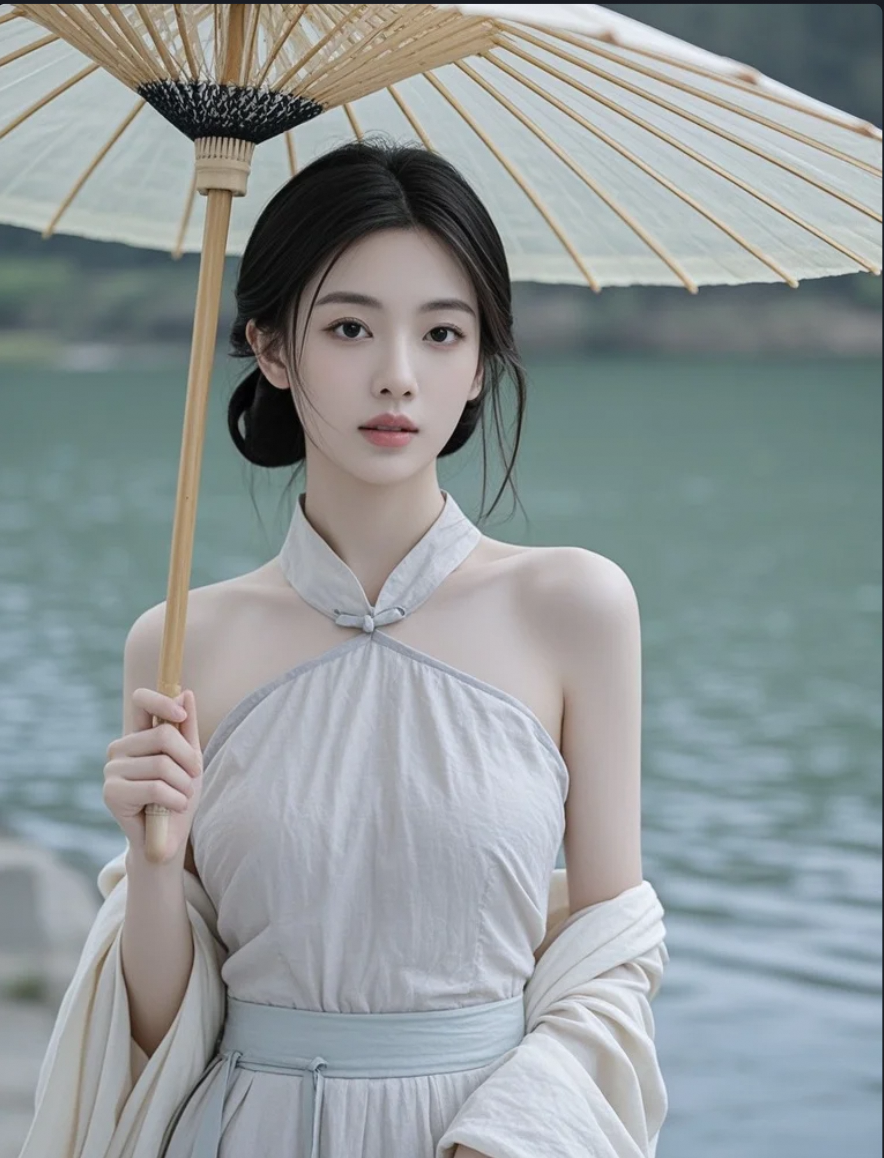 撑伞吟诗的她，连声音都能醉人