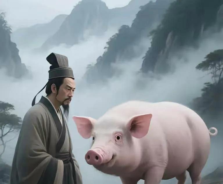 袁大师言道：生肖猪呀，为何你一旦功成名就，就会让人忍不住连连赞叹呢？皆因生肖猪的