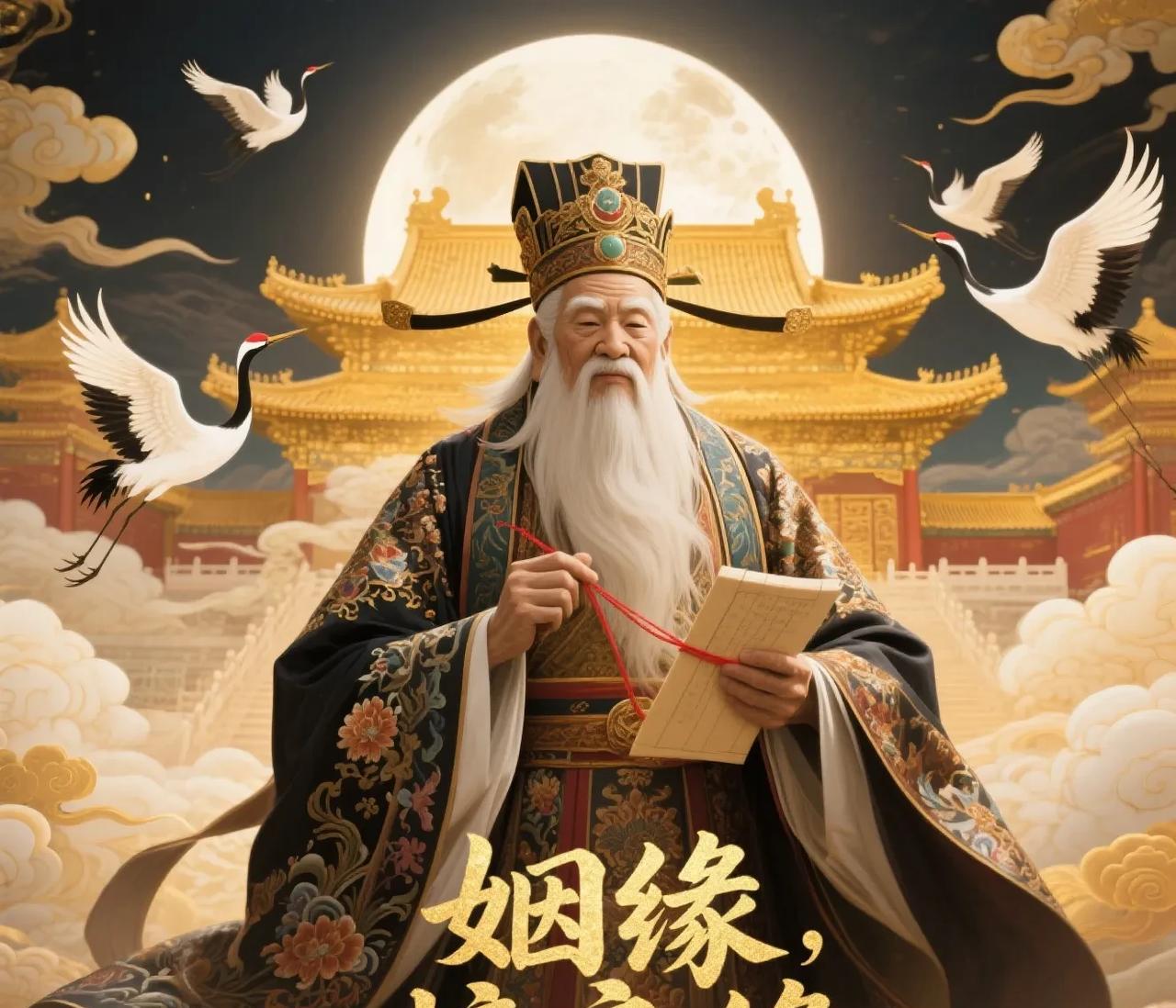 爸妈就算每天忙得脚不沾地
也得帮孩子把这段好姻缘抓住，
这是一段良缘，
你看月老