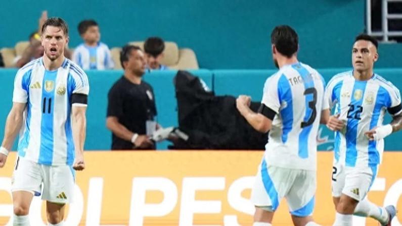 1-0！梅西看台喝茶，阿根廷仅1比0小胜，媒体批：本该大比分获胜