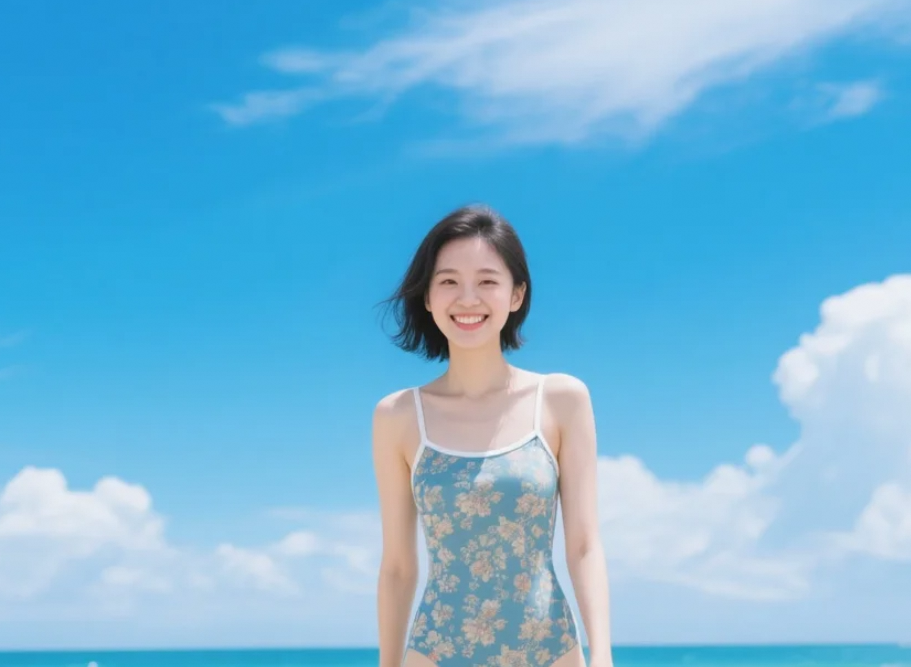 泳装风格大赏，快来这片蓝天找寻灵感