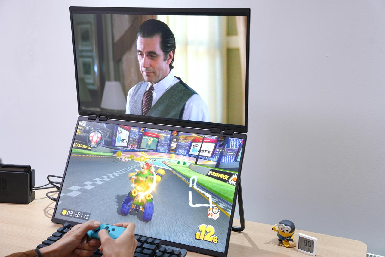 双屏新形态，雕塑家MU24LT折叠双屏专治屏幕不够放和桌子不够大