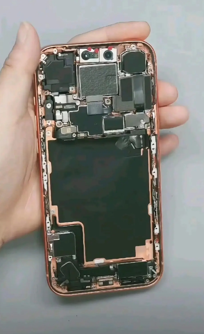 以后没人再吹iPhone 内部规整了吧！

往年都是从后盖下手开拆，今年只能从屏