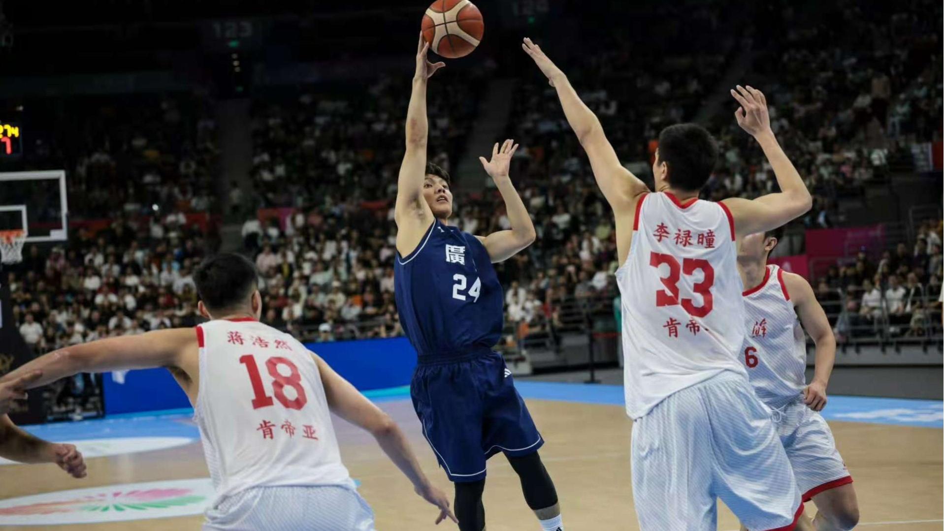 全运会男篮决赛全场大胜36分，广东101-65浙江 这五人表现不得不提