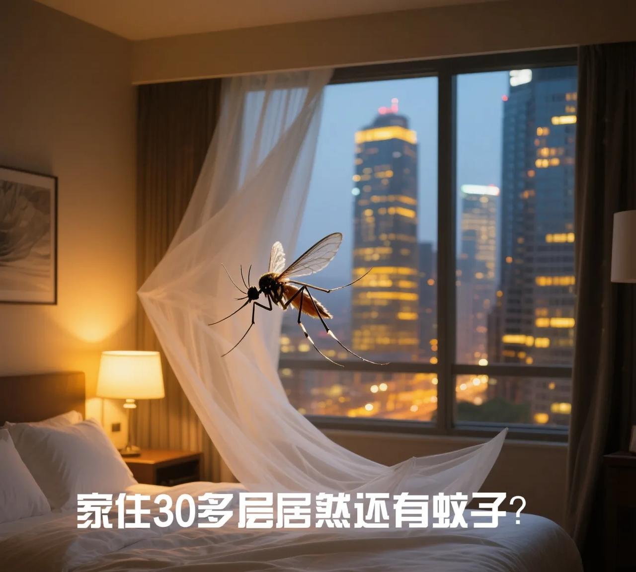 这些隐形漏洞太致命！
我本来以为住30多层能和蚊子彻底绝缘，没想到它们比想象中