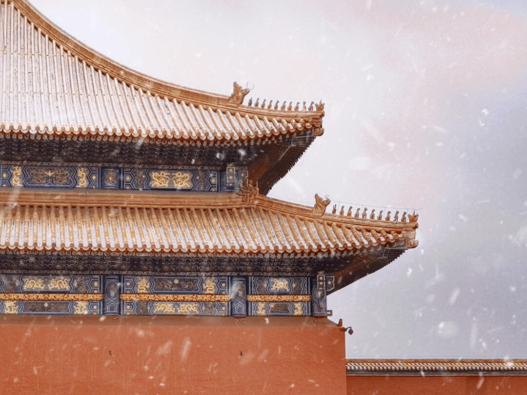 冬天下雪❄️的故宫