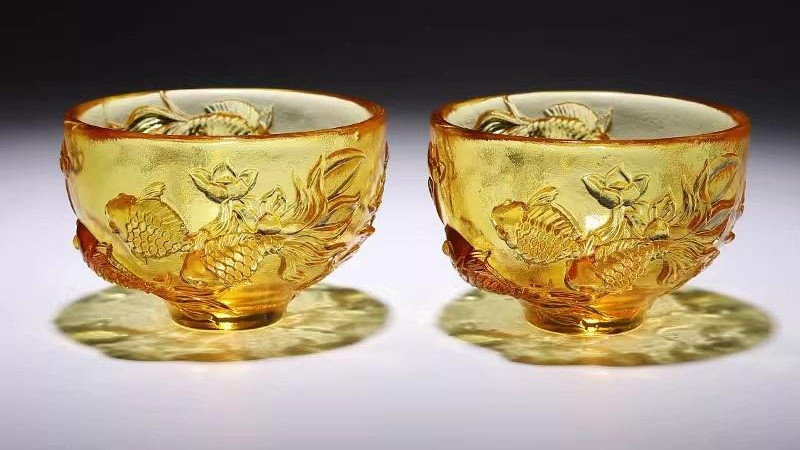 古法琉璃金玉满堂碗：藏于一器之中的东方吉韵