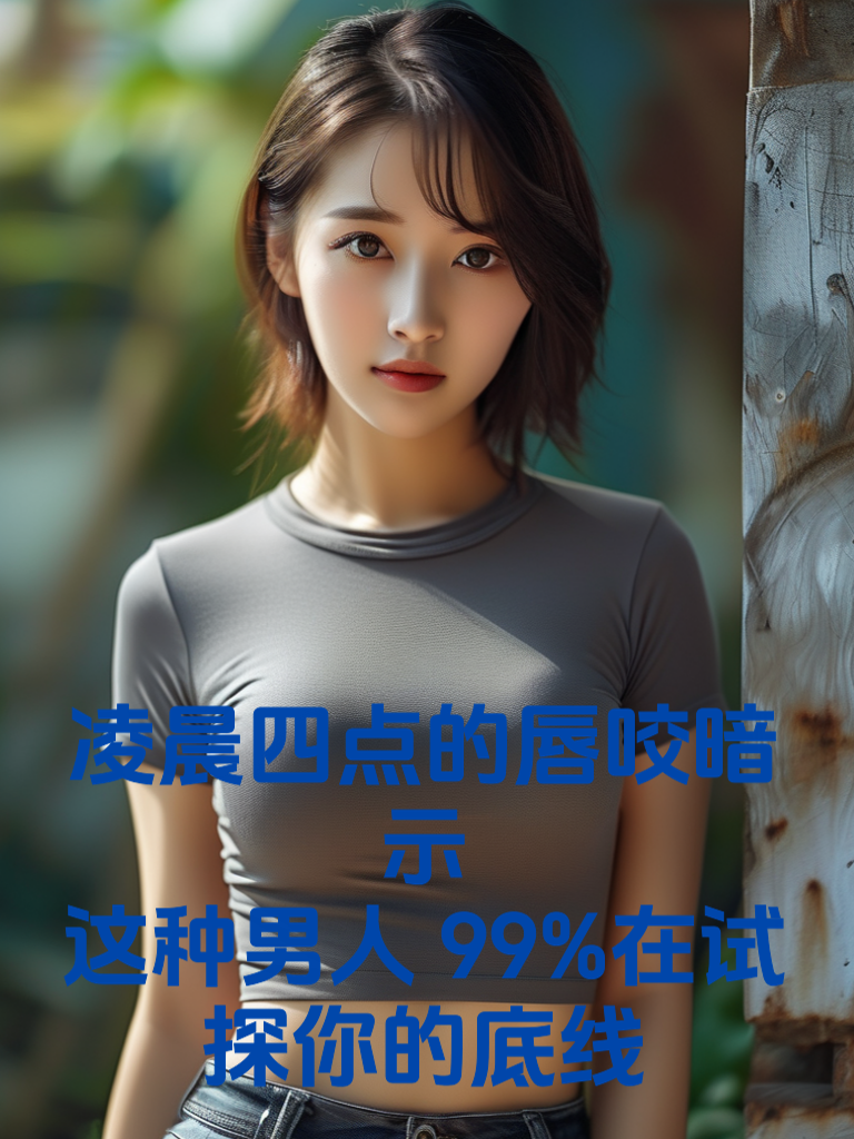 凌晨四点的唇咬暗示：这种男人99%在试探你的底线
