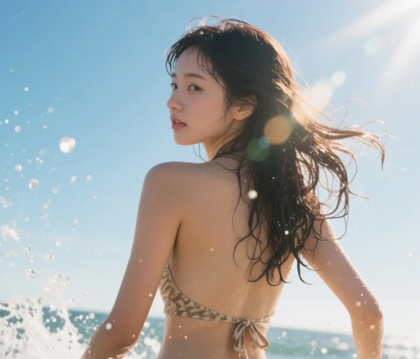 你在的城市也这么热吗？我在海边等你一起来浪！