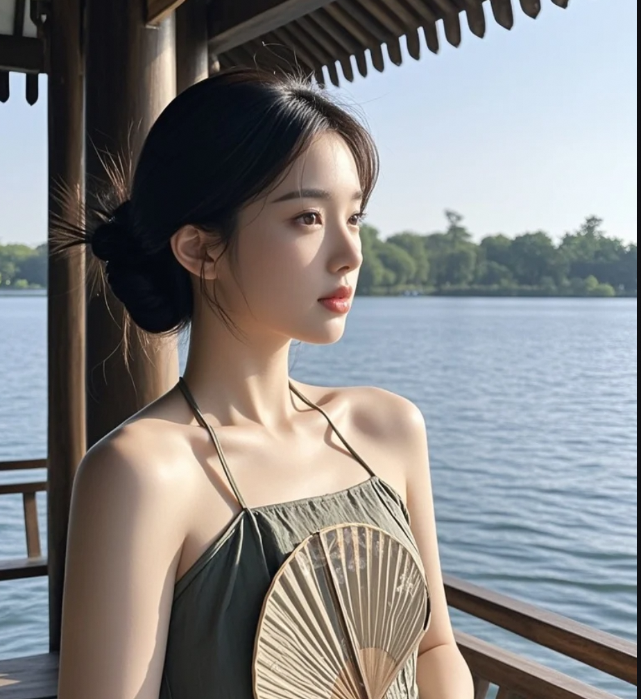 她的美，是藏在古风里的温柔