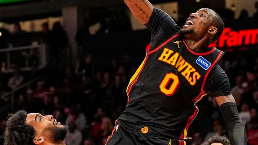 库明加在老鹰队首秀中打出赛季最高得分27分后显得自信满满