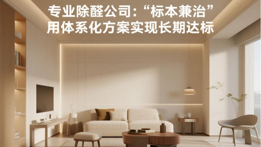别再盲目买除甲醛产品！核心区别在“持续性”，专业治理不踩雷！