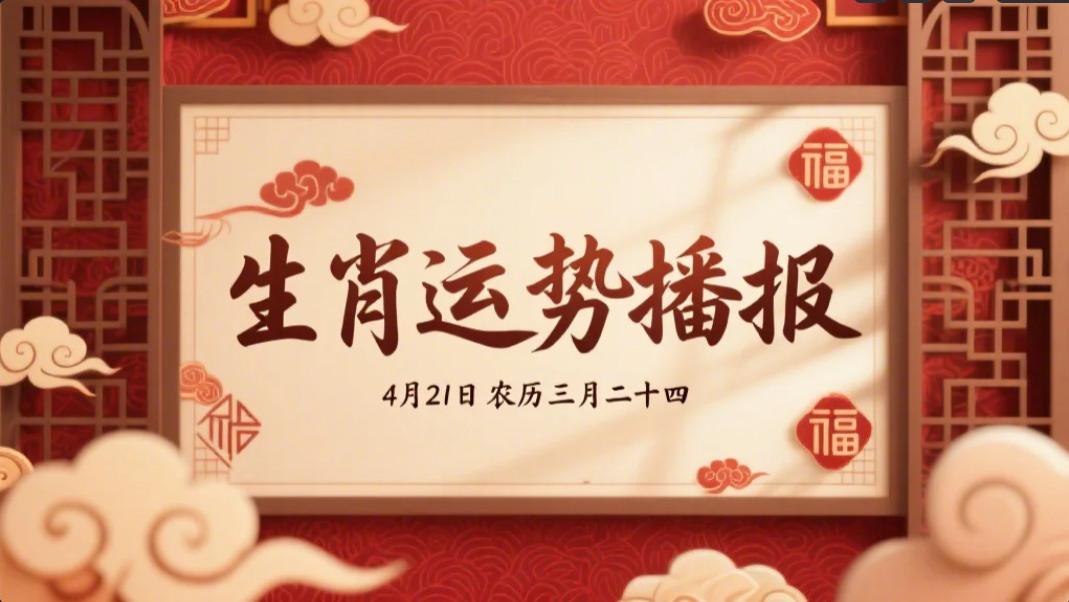 4月21日农历三月二十四，十二生肖运势解析|老黄历解读