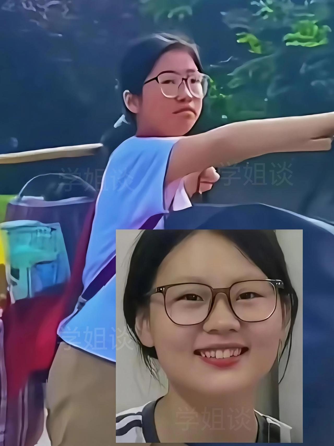 高考挑担女孩高清正脸照来了，长得一脸福相，一看就是个有福气的孩子。
近日，广西一