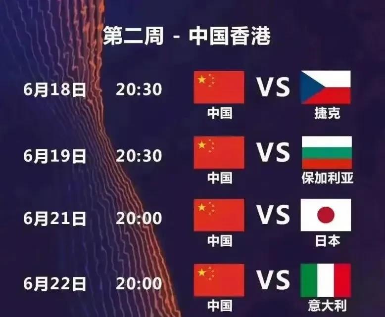 世联赛香港站，将看出中国女排的上下限！
1，香港站，中国女排对手是捷克，保加利亚