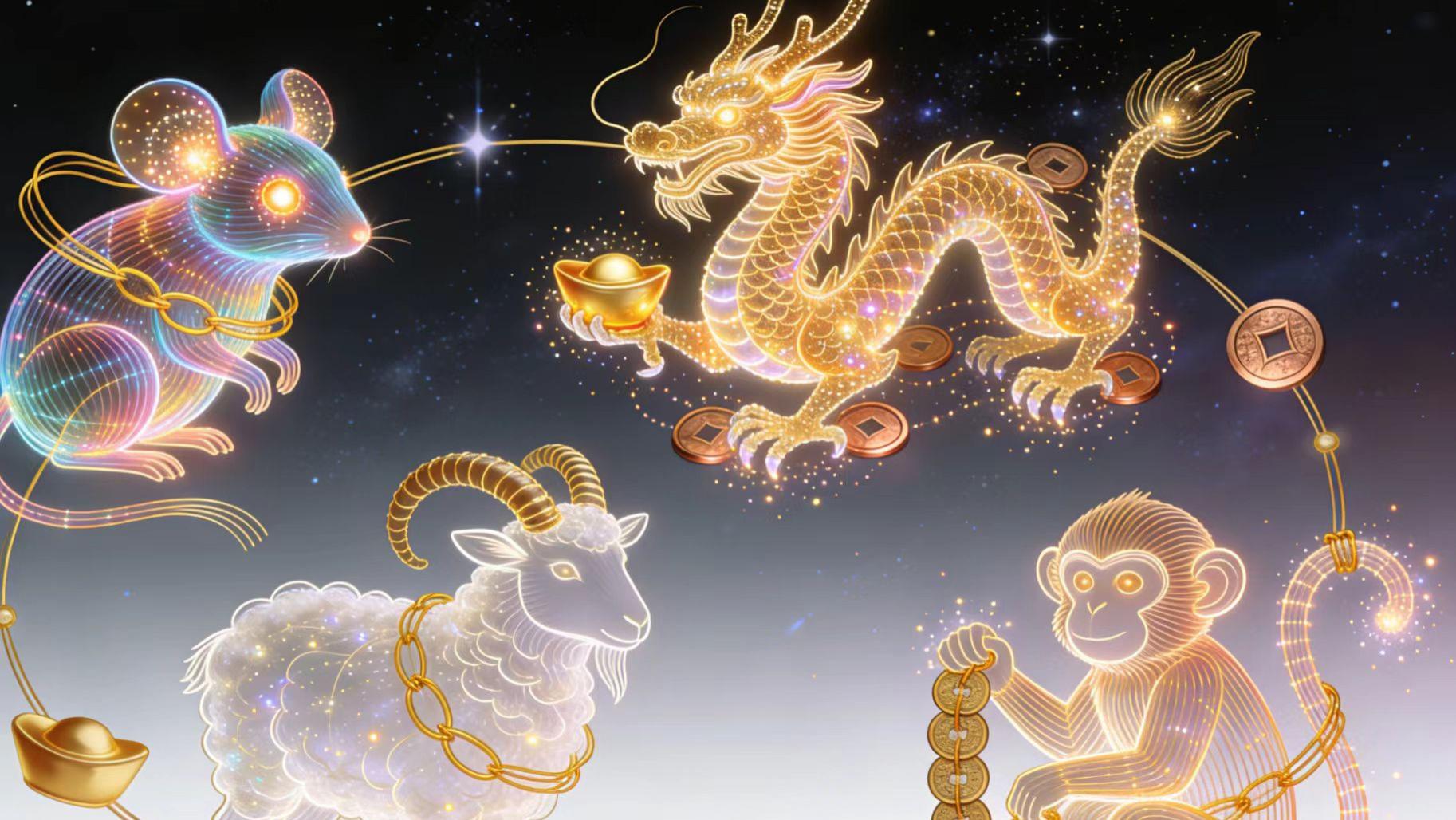 腊月天姚星坐镇！鼠、龙、羊、猴4生肖人脉变钱脉，财运挡不住