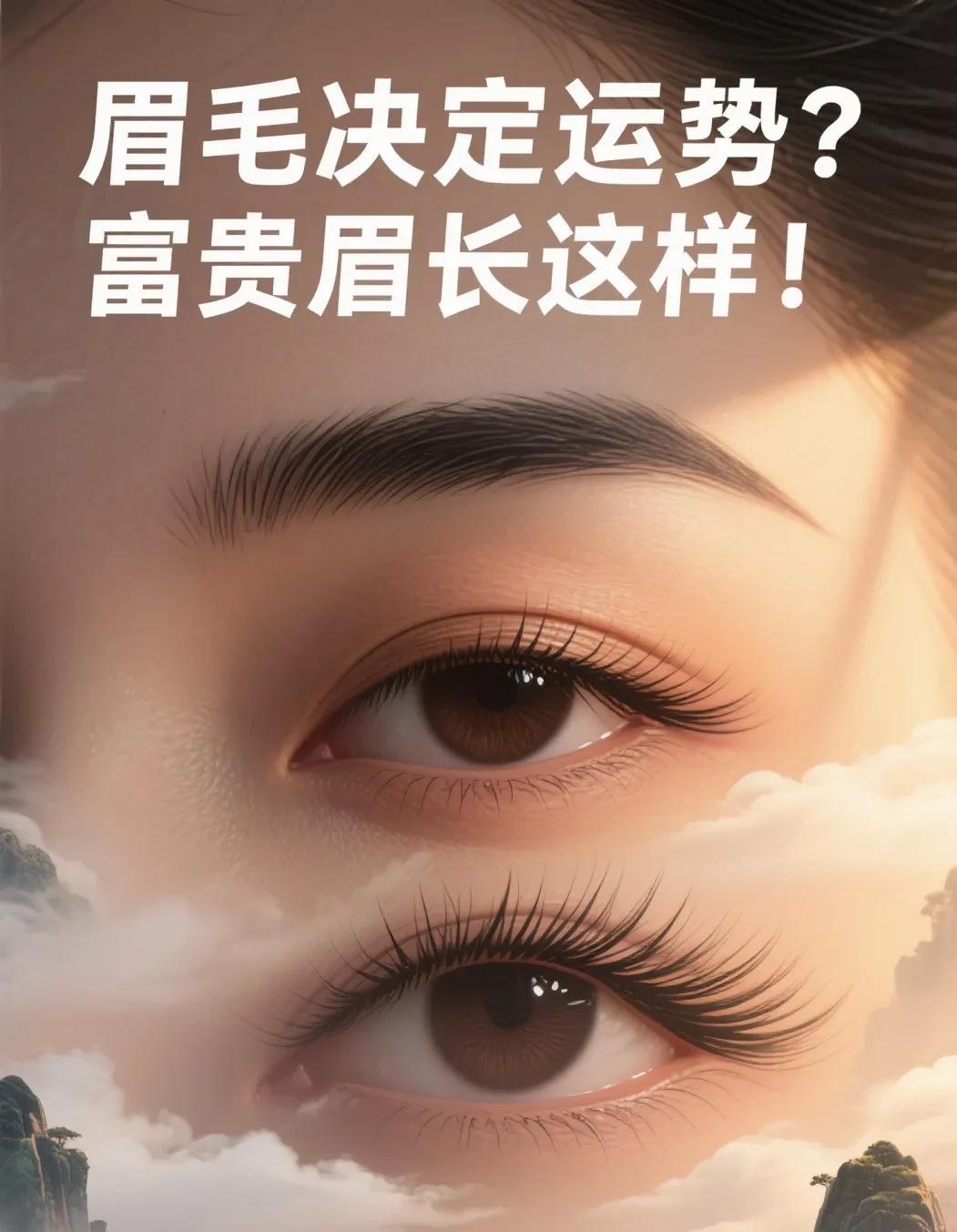"眉毛决定运势？富贵眉长这样！"
你是哪种眉型？