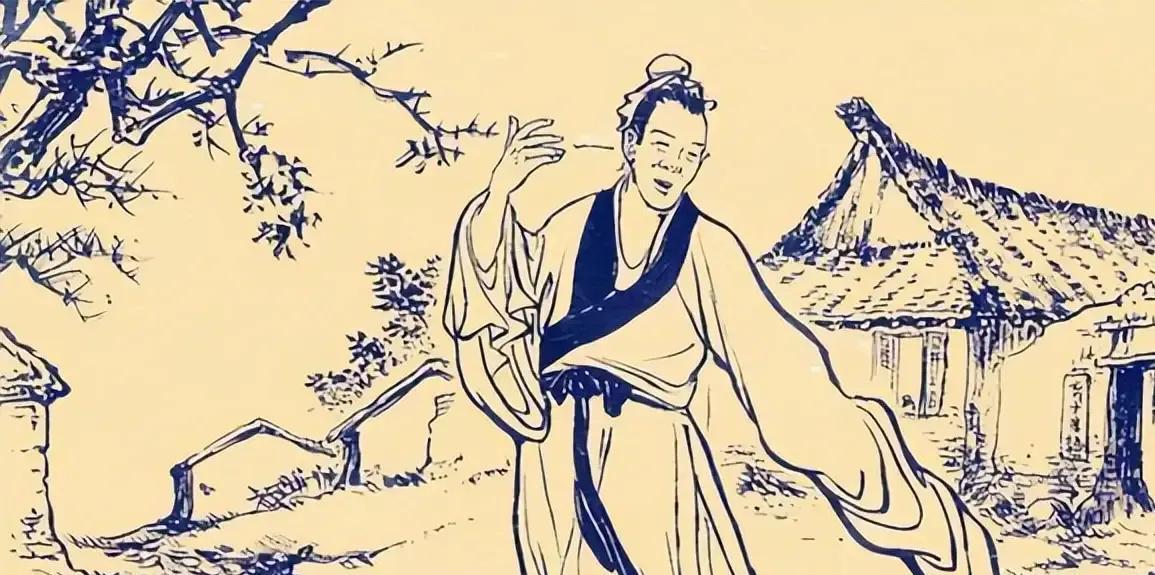 古时，一夫妻上床睡去，丈夫辗转难眠，忽闻房门隐隐开响，接着有人进来。丈夫不动声色
