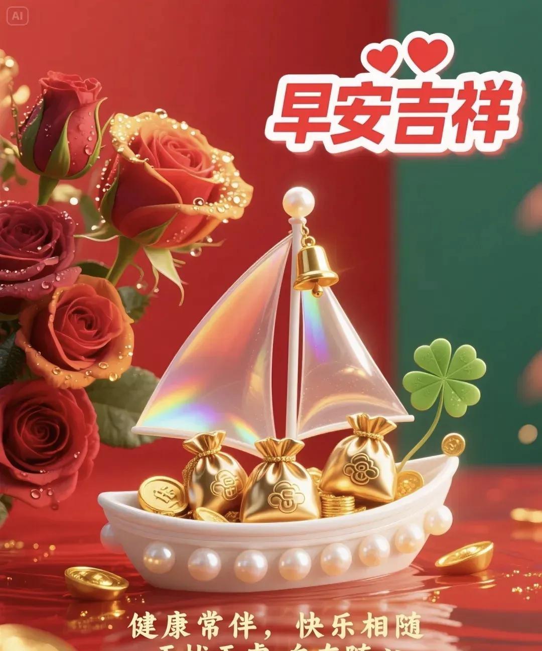 金山银山，不如平平安安；大富大贵，不如健康到位；让健康伴你日出日落，快乐伴你一日