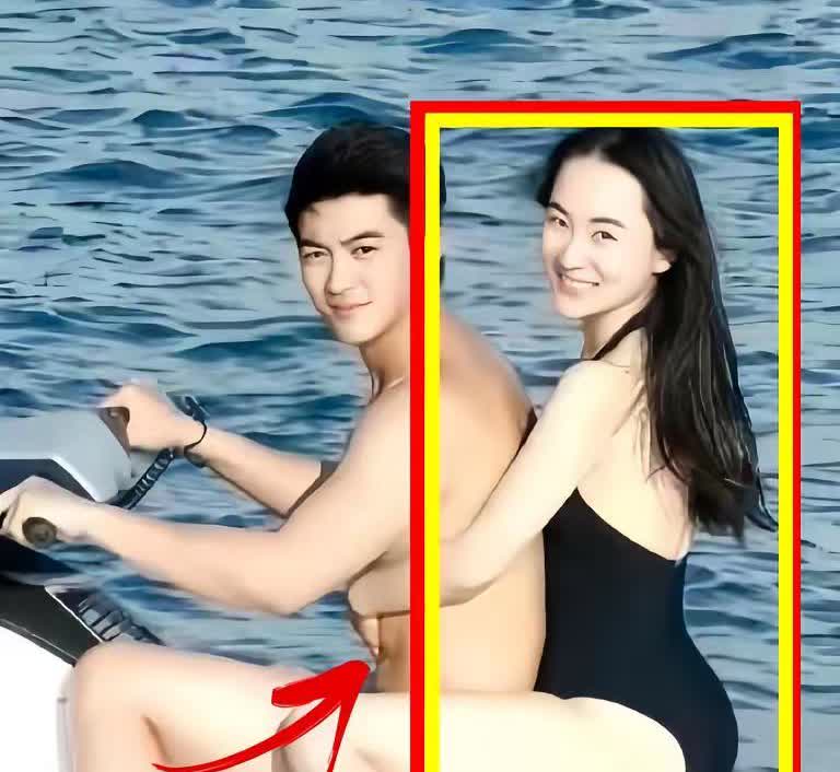 这面相…怪不得杜江对霍思燕是生理X喜欢。第一张简直就是美人与野兽哈哈哈哈，霍思燕