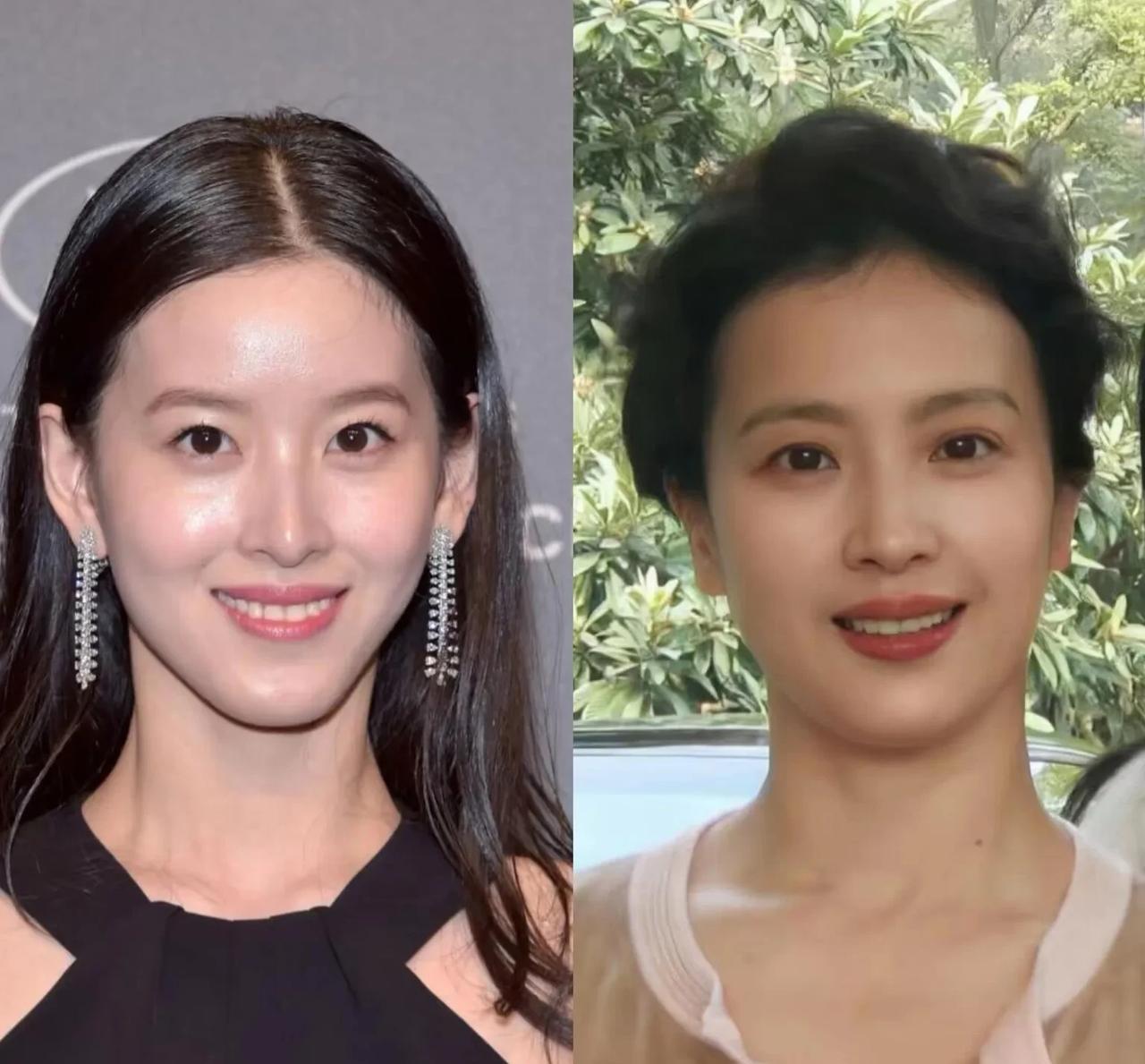 突然发现了“新大陆”
章泽天竟然和刘亦菲妈妈长得出奇的相似，无论是五官脸型还是气
