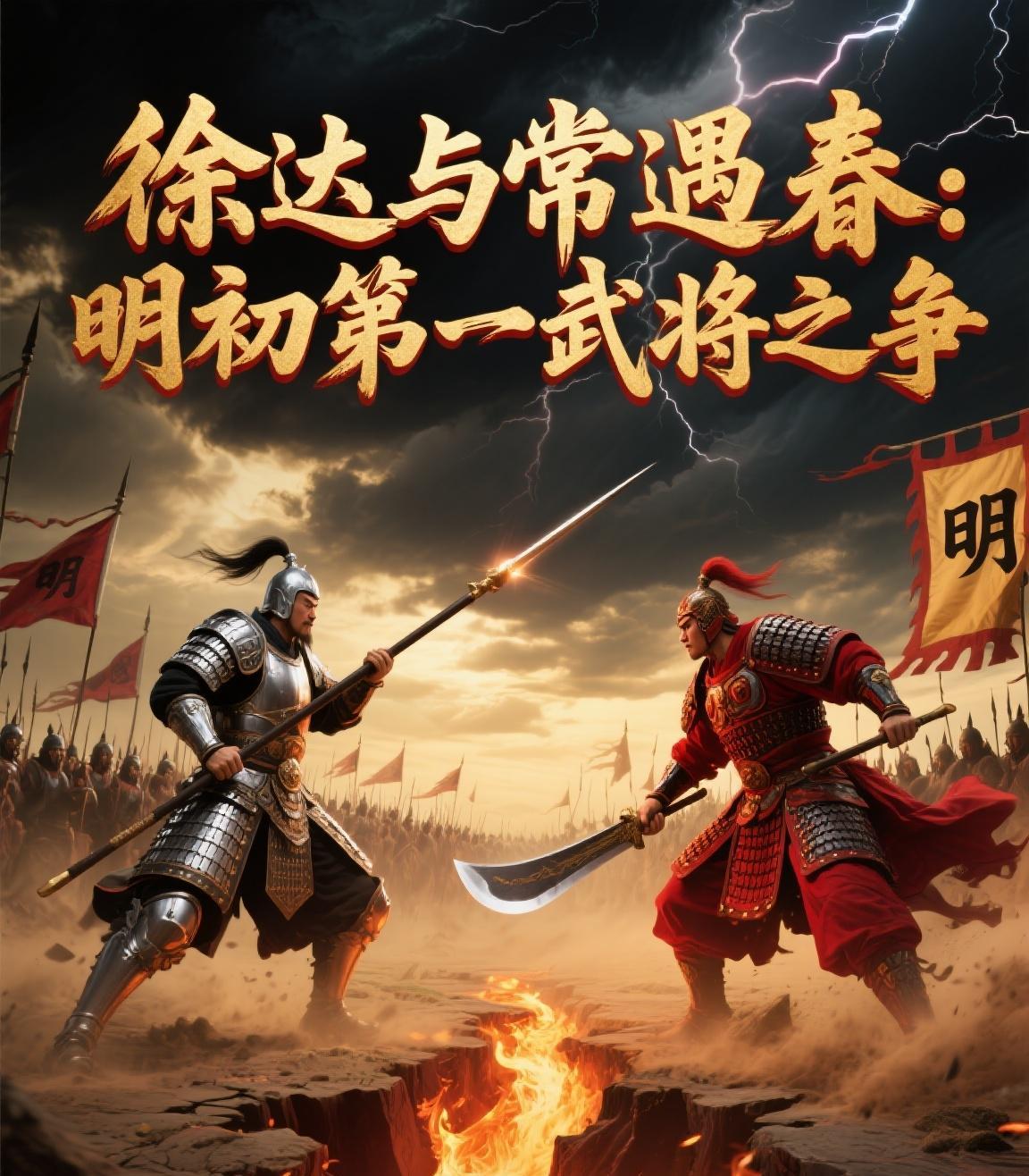 朱元璋的“双王牌”：徐达和常遇春，谁才是大明最不可替代的武将？
最近翻《明史》，
