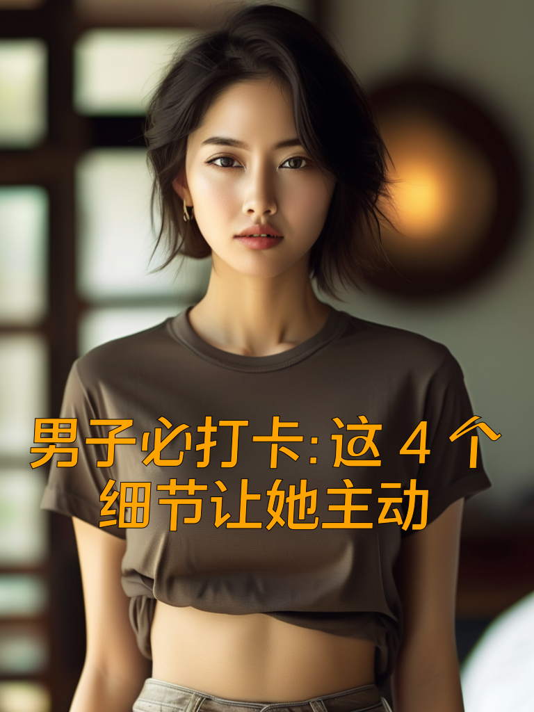 男子必打卡：这4个细节让她主动