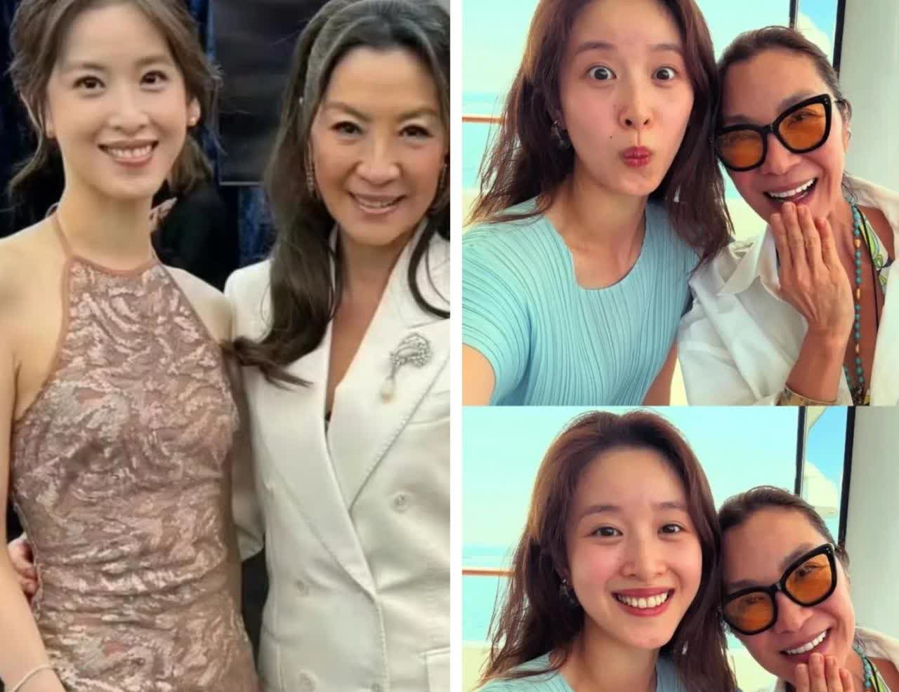 果然不查不知道，
关于章泽天，
我又发现一个真相，那就是她和杨紫琼的交情越来