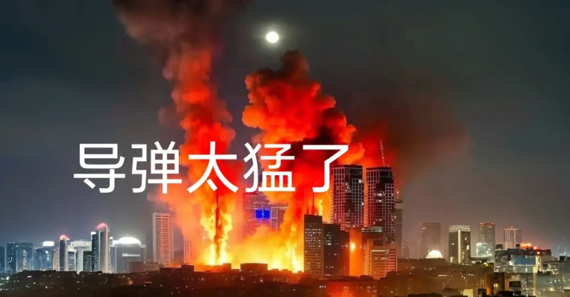 也门这个老六
趁乱向以色列发射导弹
这该算谁的呢？
伊朗对以色列展开的导弹袭击一