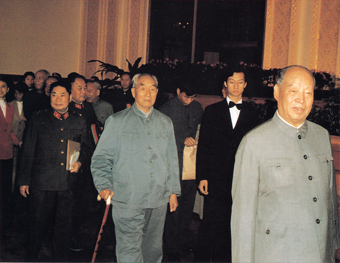 彭真，徐向前，杨得志，李德生，余秋里，后面的.........

