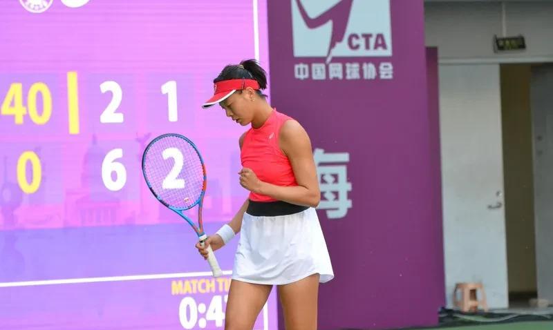 高阳W35女单半决赛，朱琳以7 - 5、6 - 1的比分战胜郭涵煜。
朱琳在第一