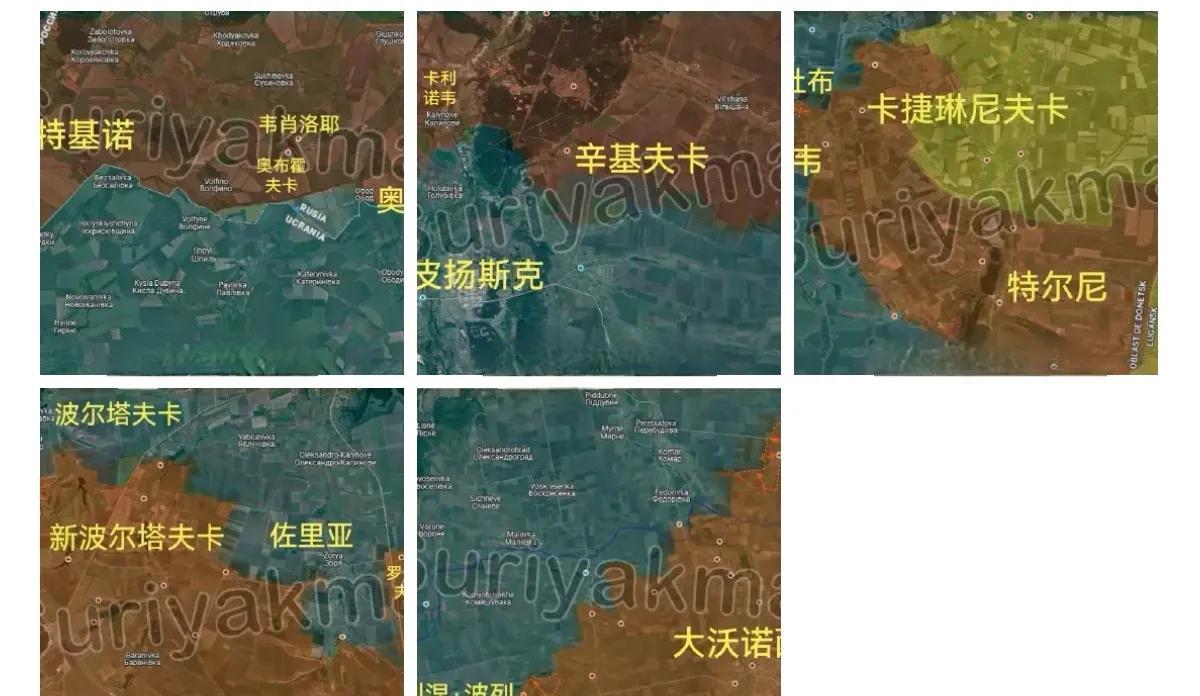 5月23日俄乌最新战报：
1.库尔斯克州前线（图一）：
①过去两周里，乔特基诺前