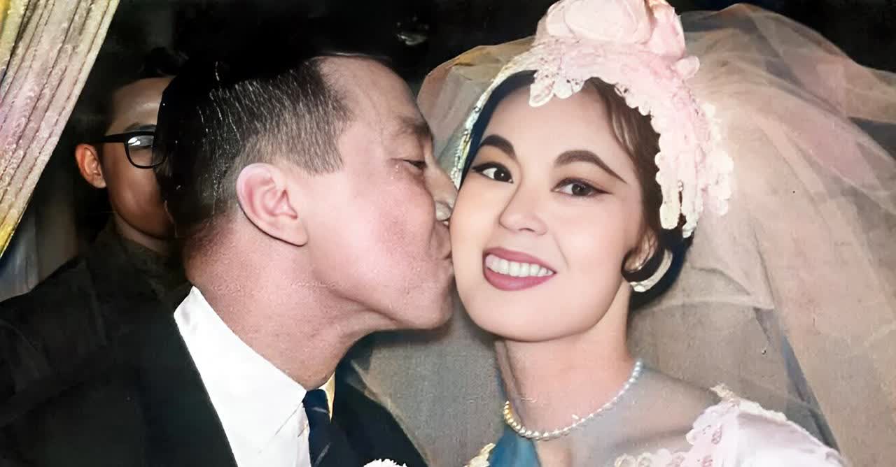 1961年，27岁的林黛与“云南王”之子、香港前总督察龙绳勋结婚。当年，两人在美