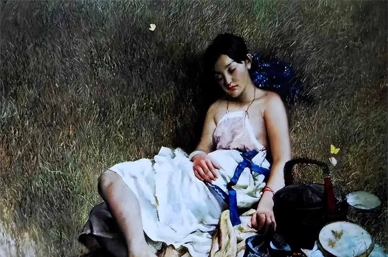 周迅18岁时当过人体模特，油画被曝才被大众熟知，一幅画卖184万。
“清水出芙蓉