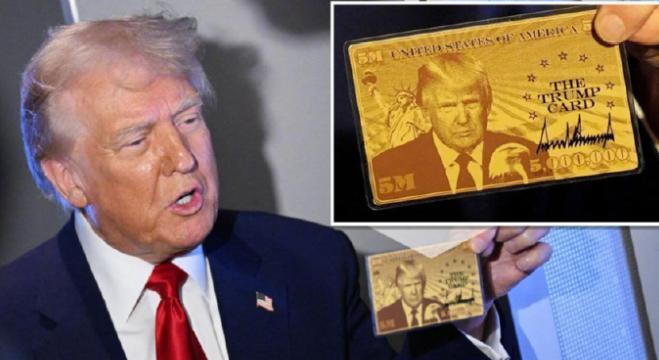 【特朗普“金卡”网站上线，500万美元一张】当地时间6月11日，美国总统特朗普在