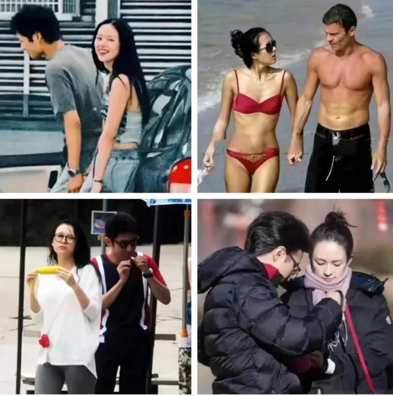 章子怡最出名的四段恋爱，第一段偶像剧画面，第二段有依附感，第三段学生情侣 fee