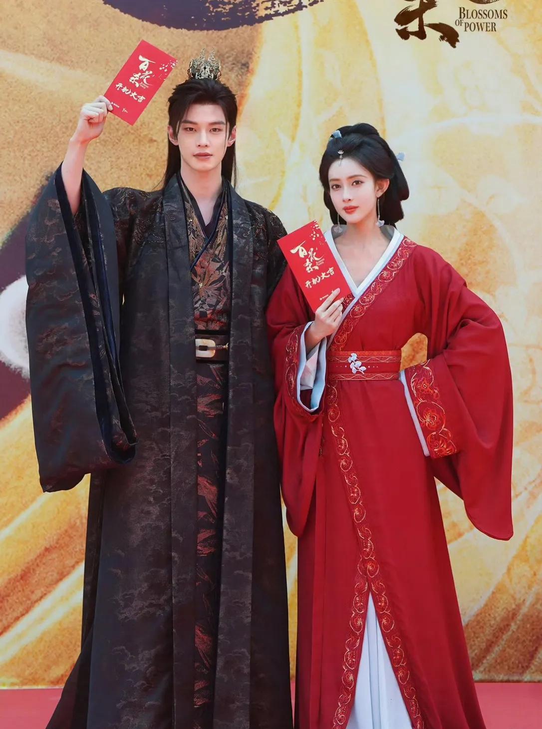 #孟子义何与开机造型# #孟子义何与合作# 孟子义何与《百花杀》开机，男帅女美式