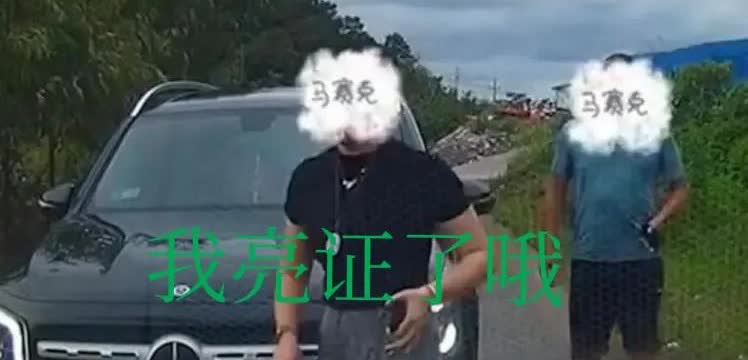 以后你们看见我开车，
必须给我让路，
如果你们不让，
那我就要亮证了哦，
