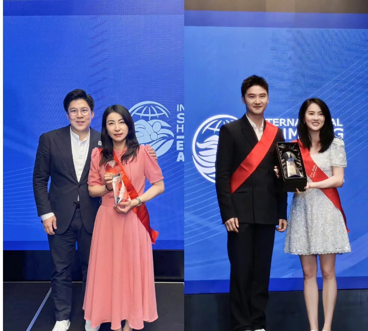 郭晶晶和田亮，这对曾经的金童玉女，顶峰相见了！
7月27日，郭晶晶和田亮一同出现