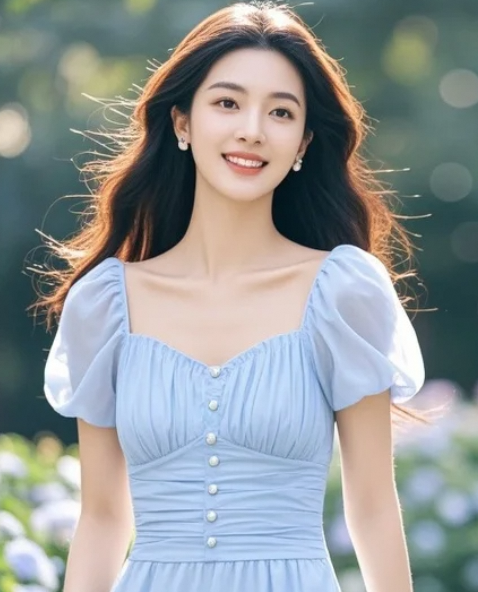 她的美，是那种看一眼就忘不了的