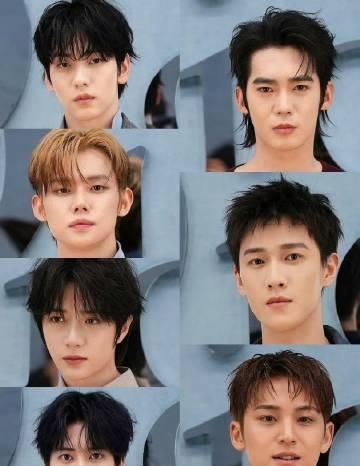 于适 李昀锐 金珉奎 TXT崔然竣 崔秀彬 崔杋圭 姜太显 #巴黎时装周#
