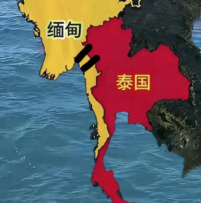 在整个东南亚，最让人意难平的就是泰国！
从地理态势上来看，泰国完全有能力横切l 