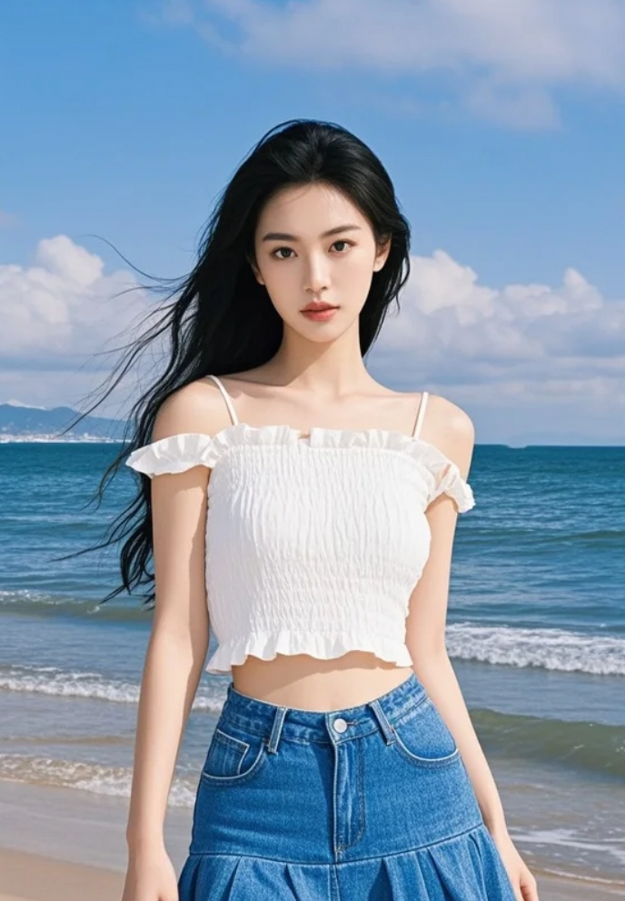 她不说话，海风替她吟诗