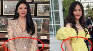 王诗龄资源逆天，和英国国王王后共进午餐，膀大腰粗显老气，母女俩和聚会格格不入。
