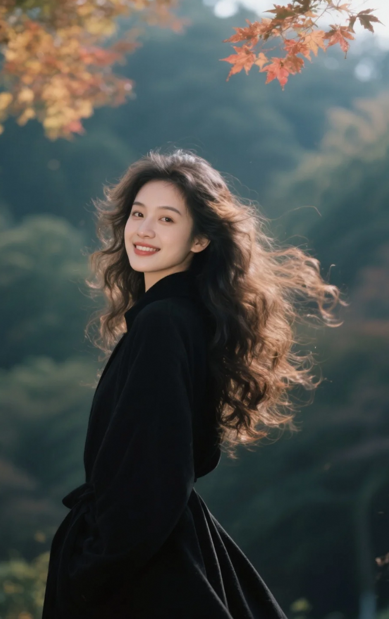 那一抹回眸，让整个秋天为之倾倒