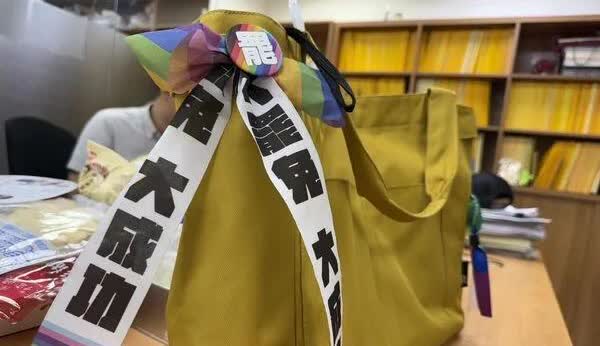 警卫要求拔下“大罢免大成功”飘带　她向韩国瑜叫嚣：立院搞戒严？

绿委陈培瑜